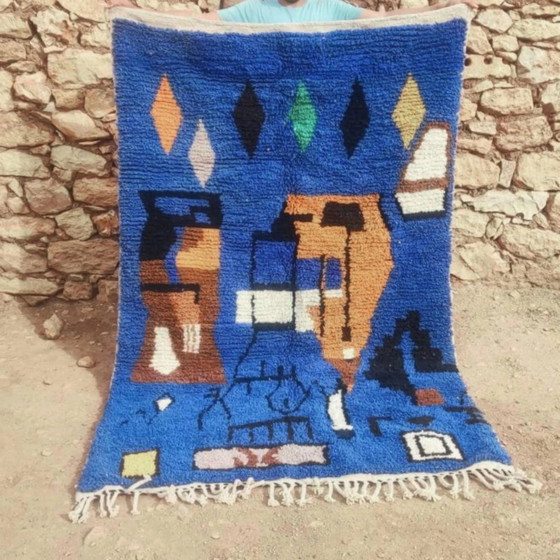 Tapis traditionnel fait main 250cm x 150cm Marocain – Wool (photo 2 of 10)