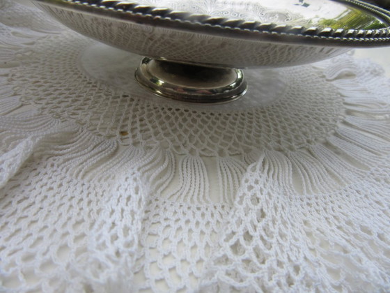 Image 1 of Ciotola da portata con piedistallo, marcata Made in England E.P.B. vintage