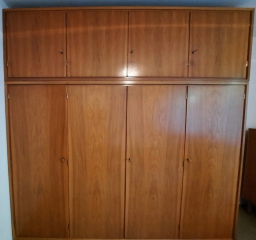 Armario WK Möbel WK 173 de nogal del año 1960