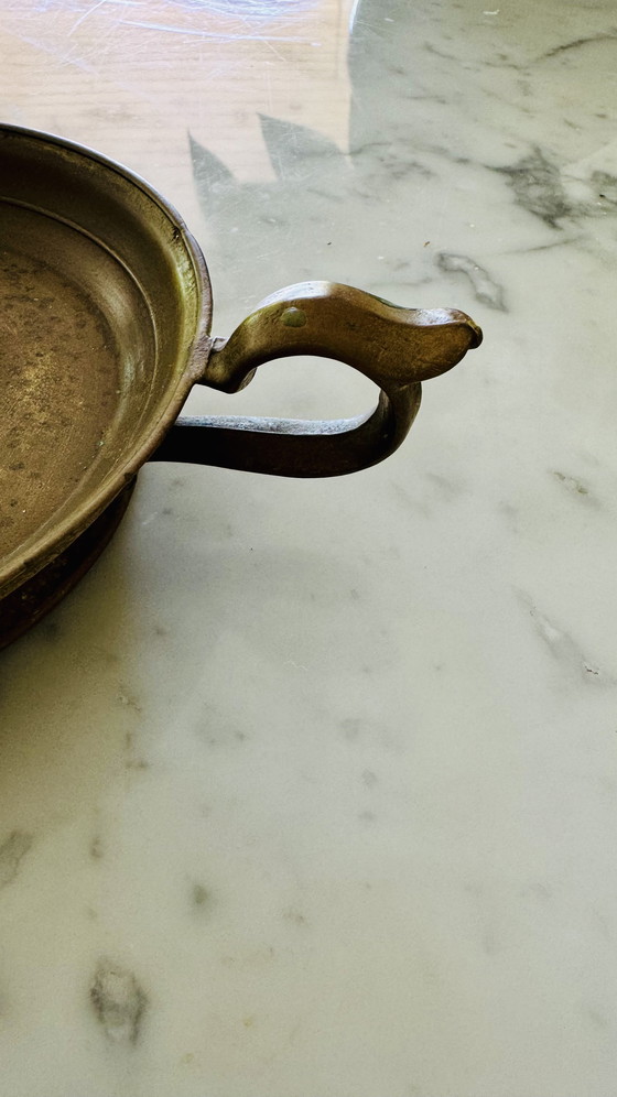 Image 1 of Hand candlestick with handle – Antique look