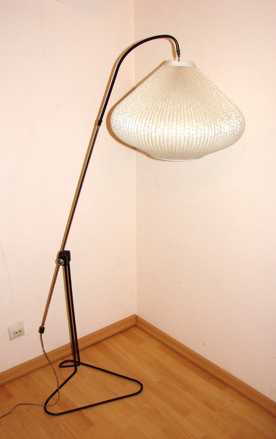 Image 1 of 60s-style floor lamp.