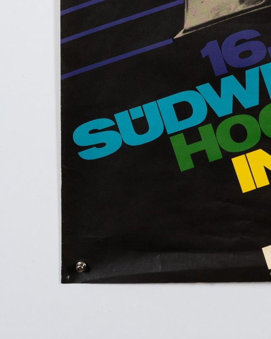 Porsche Südwestpokal Hockenheim Interserie 1972 – Originele Vintage Porsche Poster van Atelier Strenger – (photo 8 of 8)