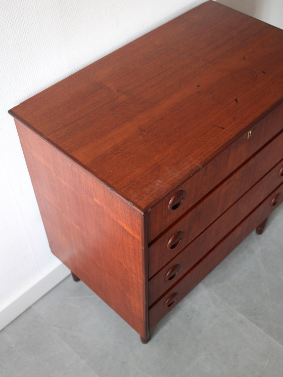 Image 1 of Cassettiera danese vintage in teak