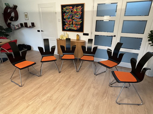 6 Stokke (Varier) Penguin Chairs