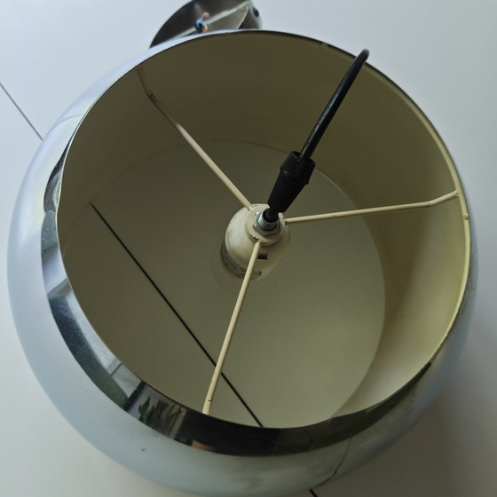 Image 1 of Vintage Space Age Chrome Pendant Lamp