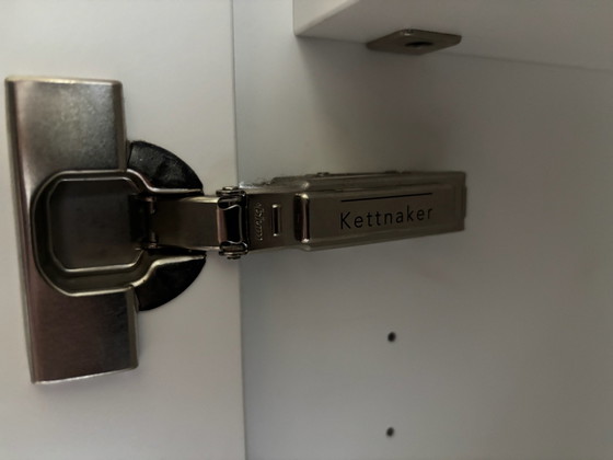 Mobile Kettnaker Mio, Credenze con vetrina, MDF, Bianco (foto 12 di 14)