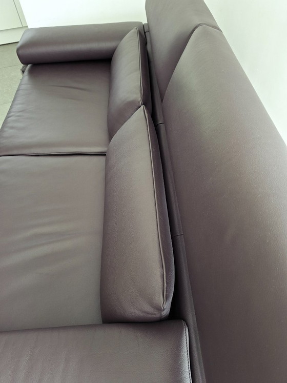 Image 1 of Sofá de piel de 2 plazas Jori Design – Como nuevo – Acabado profesional