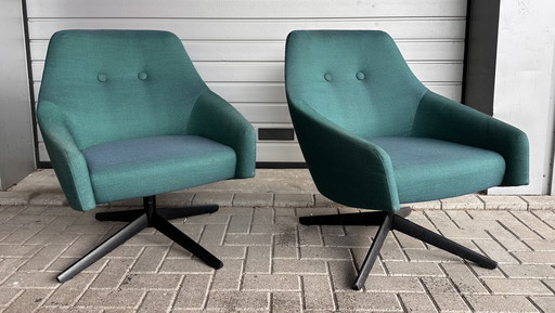 2x Montis Puk Low design armchair
