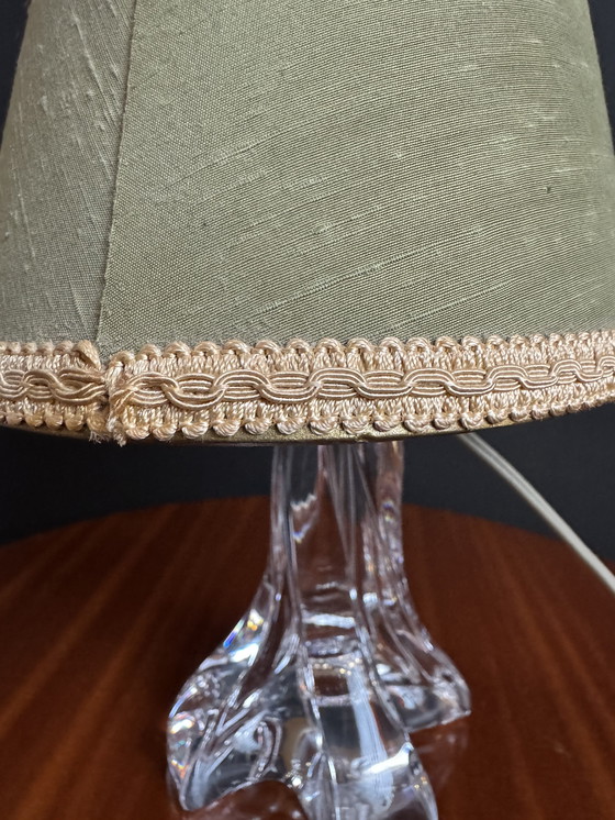 Image 1 of Small Daum crystal lamp from the 1950s