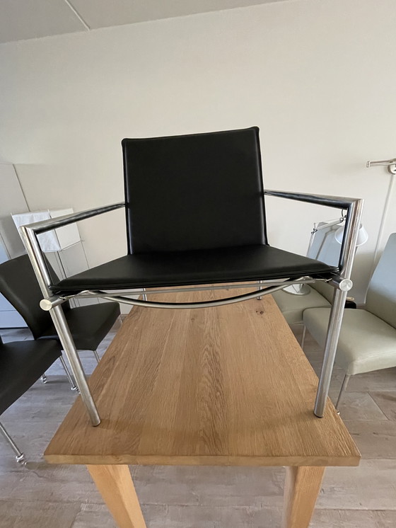 Image 1 of Armchair SZ 03 Ohman 1012-1000 by Martin Visser/Spectrum black leather new condition