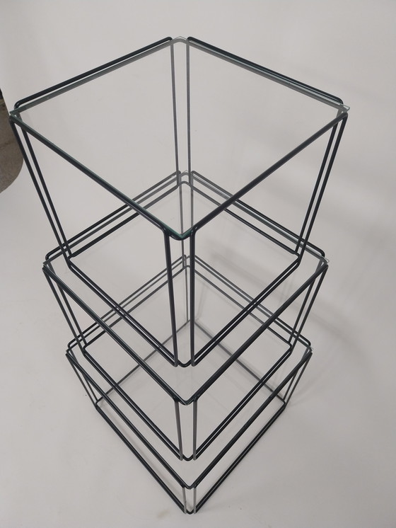 Image 1 of 1 x set of isocele tables by Max Sauze 1970's
