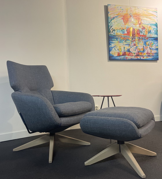 Image 1 of Leolux Lloyd Relaxsessel mit Fußhocker NEU