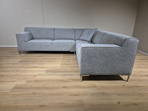 Montel Fresh - Sofá esquinero - Gris - Tela - Diseño