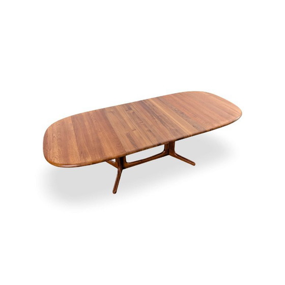 Tavolo da pranzo in teak Juul Kristensen Glostrup anni '60 Vintage Danese – Glostrup Møbelfabrik (photo 7 of 9)