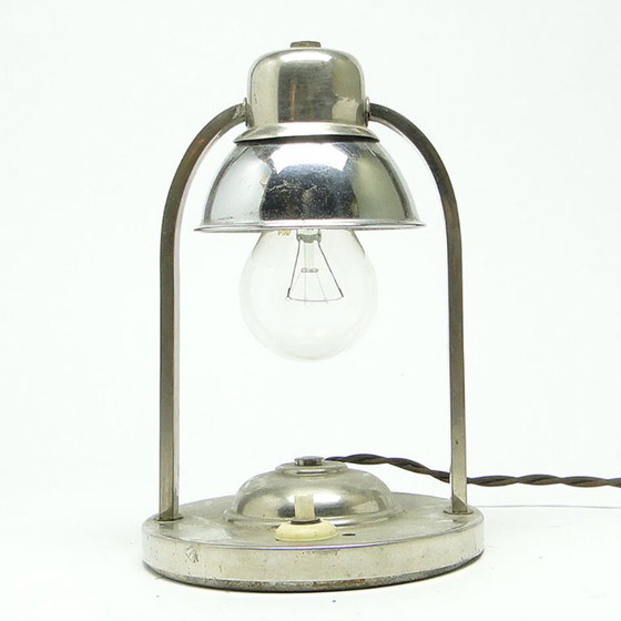 Art Deco Table Lamp, Germany, 1930s – Metal, Chrome (photo 6 of 10)