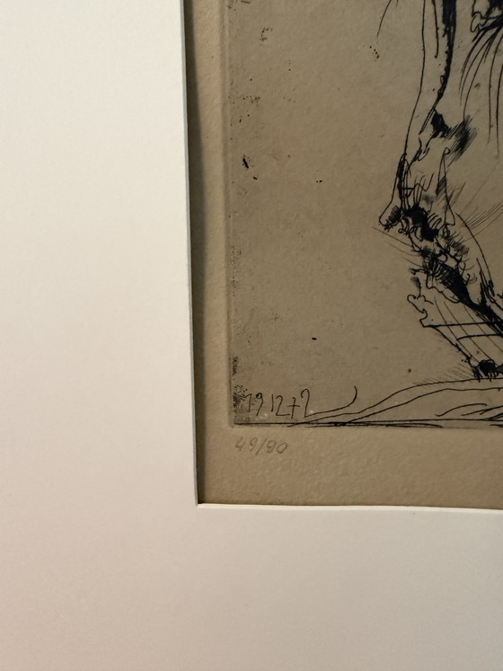 Horst Janssen - Hanno's Death - 3 copies – Lithographs & prints, Paper (photo 8 of 13)