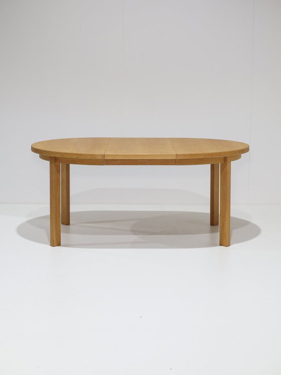 Tavolo da pranzo rotondo allungabile Sorø Rovere Danese Vintage – Tavoli da pranzo, Wood (photo 3 of 14)
