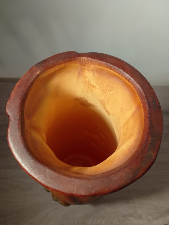 Image 1 of Art Deco vase by Gustave De Bruyn Fives, Lille, 30 cm