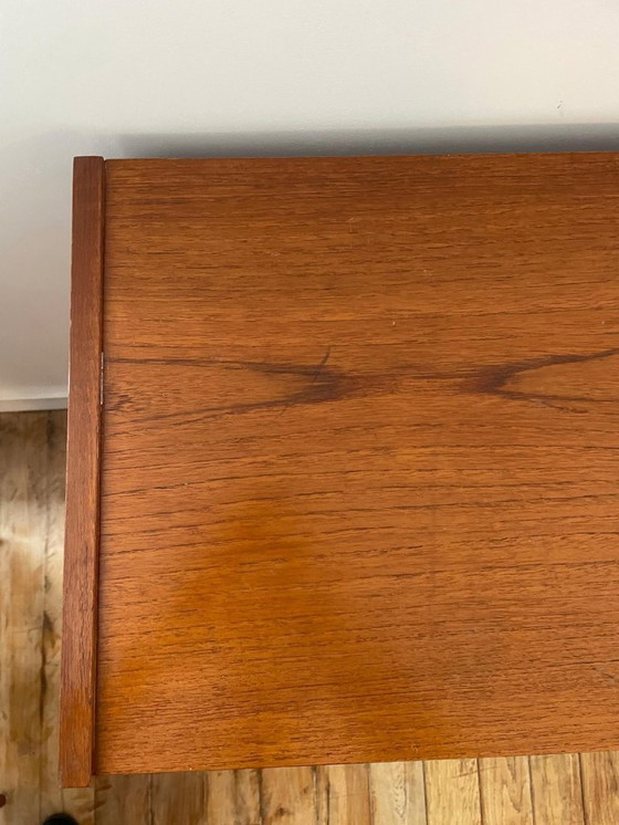 Image 1 of Vintage Scandinavische teakhouten ladekast met 4 laden