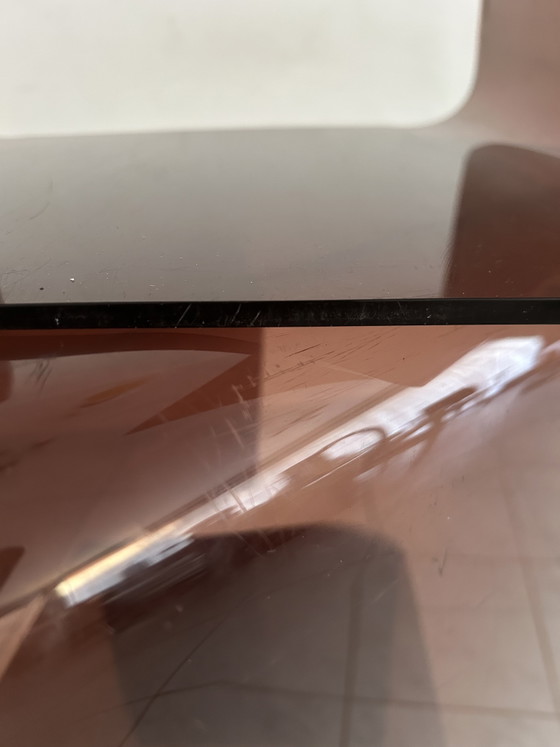 Image 1 of Vintage space age bijzettafels plexi wandsysteem