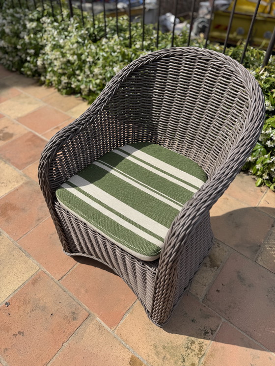 Image 1 of x 17 Rieten Riviera Eetkamerstoelen