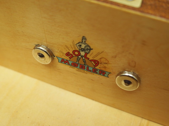 Image 1 of Escritorio de caoba, diseño noruego, años 60, producción: Sola Møbler