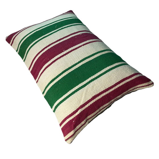Image 1 of Vintage Turkish Kilim Cushion Cover, 40 x 60 cm