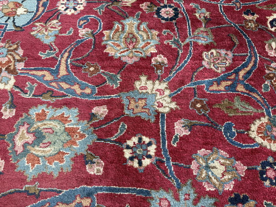 Image 1 of Tappeto unico Tabriz persiano - Rosso con accenti blu-verdi - circa 400 × 300 cm