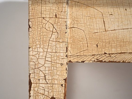 Tavolo in legno massello bianco antico (c.1920) #8, Tavoli da pranzo, Metallo, Rustic (foto 22 di 24)