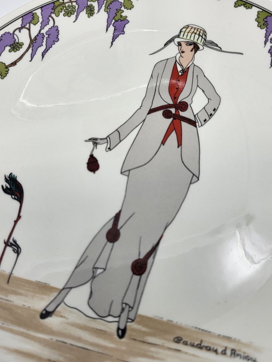 Image 1 of Villeroy & Boch 1900 Art Deco Porcelain Plates, Set of 4