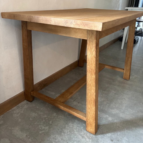 Image 1 of Solid oak dining table