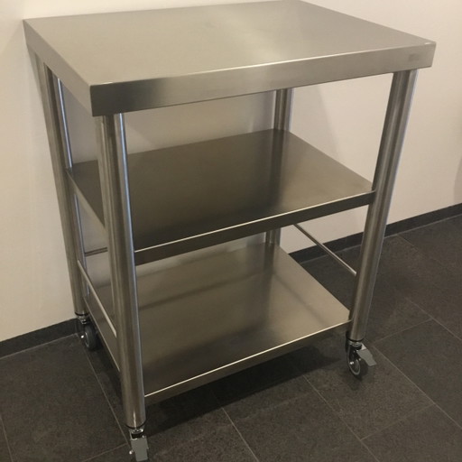 Mueble de cocina Jokodomus para uso interior y exterior. – serveerwagens, rvs, Metal