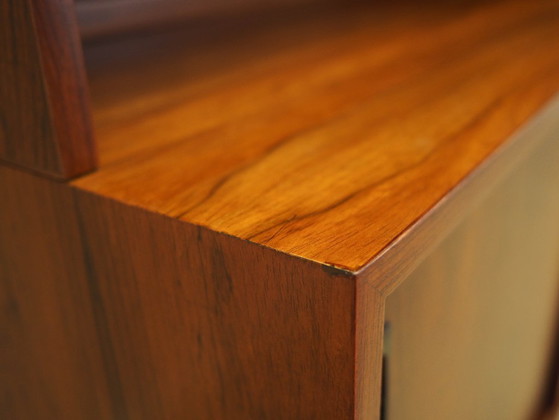 Image 1 of Boekenkast van palissanderhout, Deens ontwerp, jaren 70, vervaardigd door Hundevad.