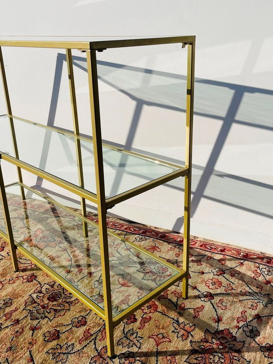 Image 1 of Contemporary gold-colored rack