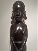 Escultura muy grande de ébano