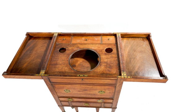 Tocador Inglés de Caoba – William IV, c. 1825-1845 – Barbiere Anglaise Acajou XIX e s, Tocadores, Wood (photo 3 of 10)