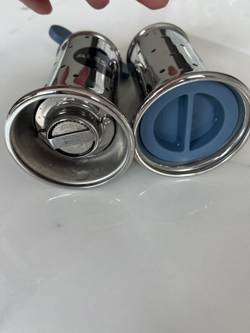 Alessi salt and pepper shakers