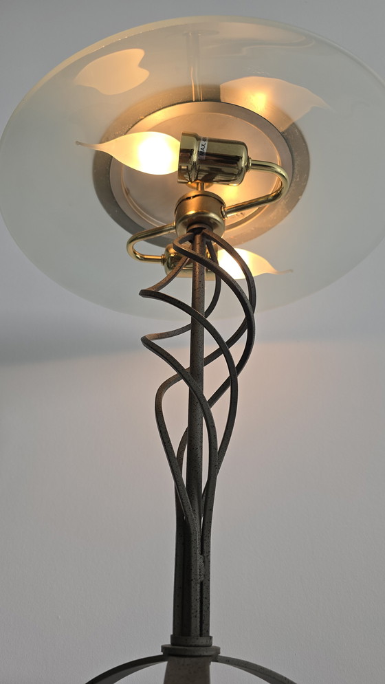 Image 1 of Lampada UFO vintage dell'era spaziale – SMC – Design postmoderno – Anni '80