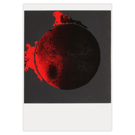 Paul Van Hoeydonck Signed Screenprint Earth (JO Barcelona) 1992 – lithos zeefdrukken, Paper (photo 2 of 5)