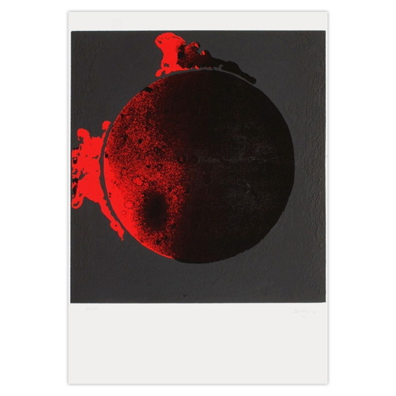 Paul Van Hoeydonck Signed Screenprint Earth (JO Barcelona) 1992 – Lithographs & prints, Paper (photo 2 of 5)