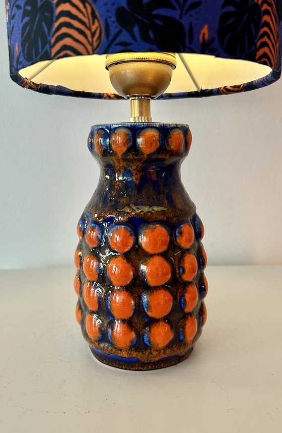 Image 1 of Upcycled table lamp from West Germany, Pop-Art vase by Bay Keramik
