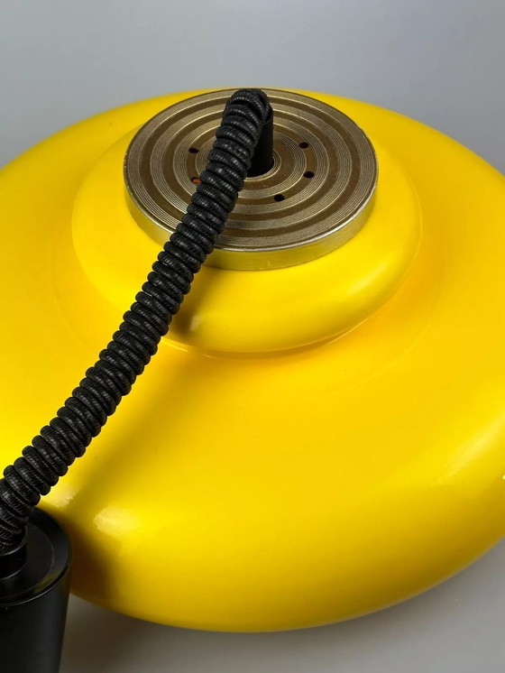 Image 1 of Lampada da soffitto anni '60-'70, lampada a sospensione, plastica, metallo cromato, design spaziale