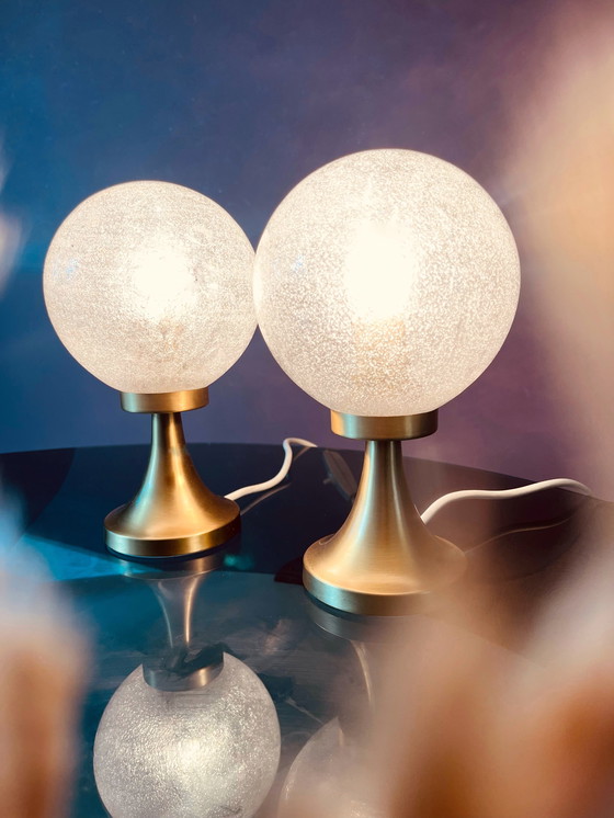 Image 1 of Juego de 2 luces de noche Leuchten de mediados de siglo