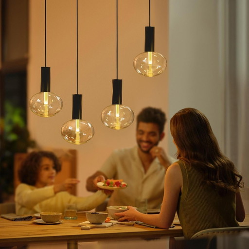 Philips Hue White and Color Ambiance, Ellipse E27 deco bulb, Bluetooth-enabled, works with Alexa, Google Assistant and