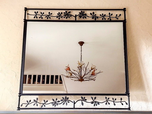 1 Miroir en fer forgé Rochebobois