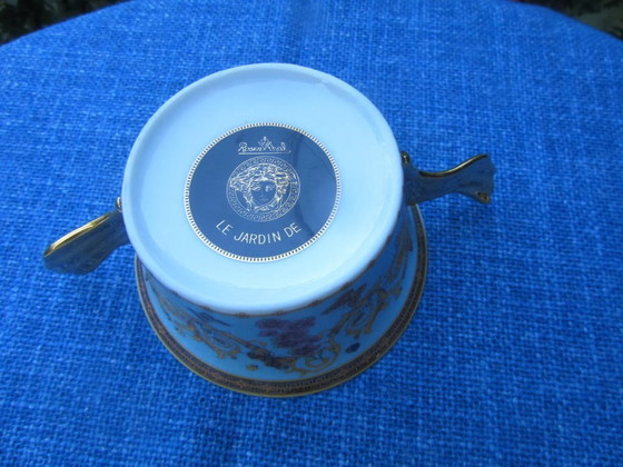 Image 1 of ROSENTHAL VERSACE Le Jardin de Versace - Zuppiera con manici e piattino 