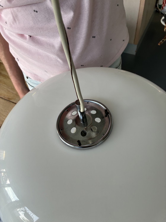 Image 1 of Lampada a sospensione vintage Harvey Guzzini Big Bud. In ottime condizioni.