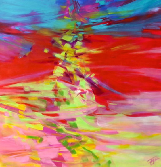 Exploring Directions – Dove il colore diventa emozione – Dipinti e disegni, Tela (photo 2 of 10)
