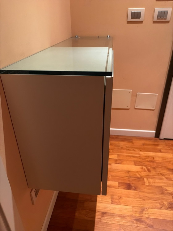 Mobiletto ingresso bianco in vetro – Armadi contenitori, Legno (photo 4 of 5)