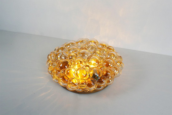 Image 1 of 1x Glass bubble flush mount light by Helena Tynell for Glashutte Limburg